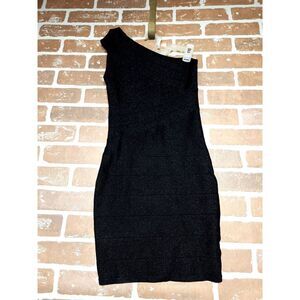 WOW Couture Black Bandage Bodycon Mini Dress Sexy Clubwear Party Black Dress S M